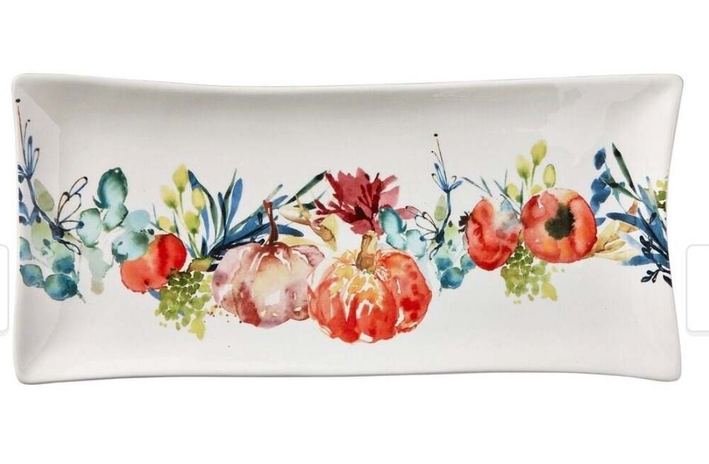 tag Autumn Botanical Long Platter